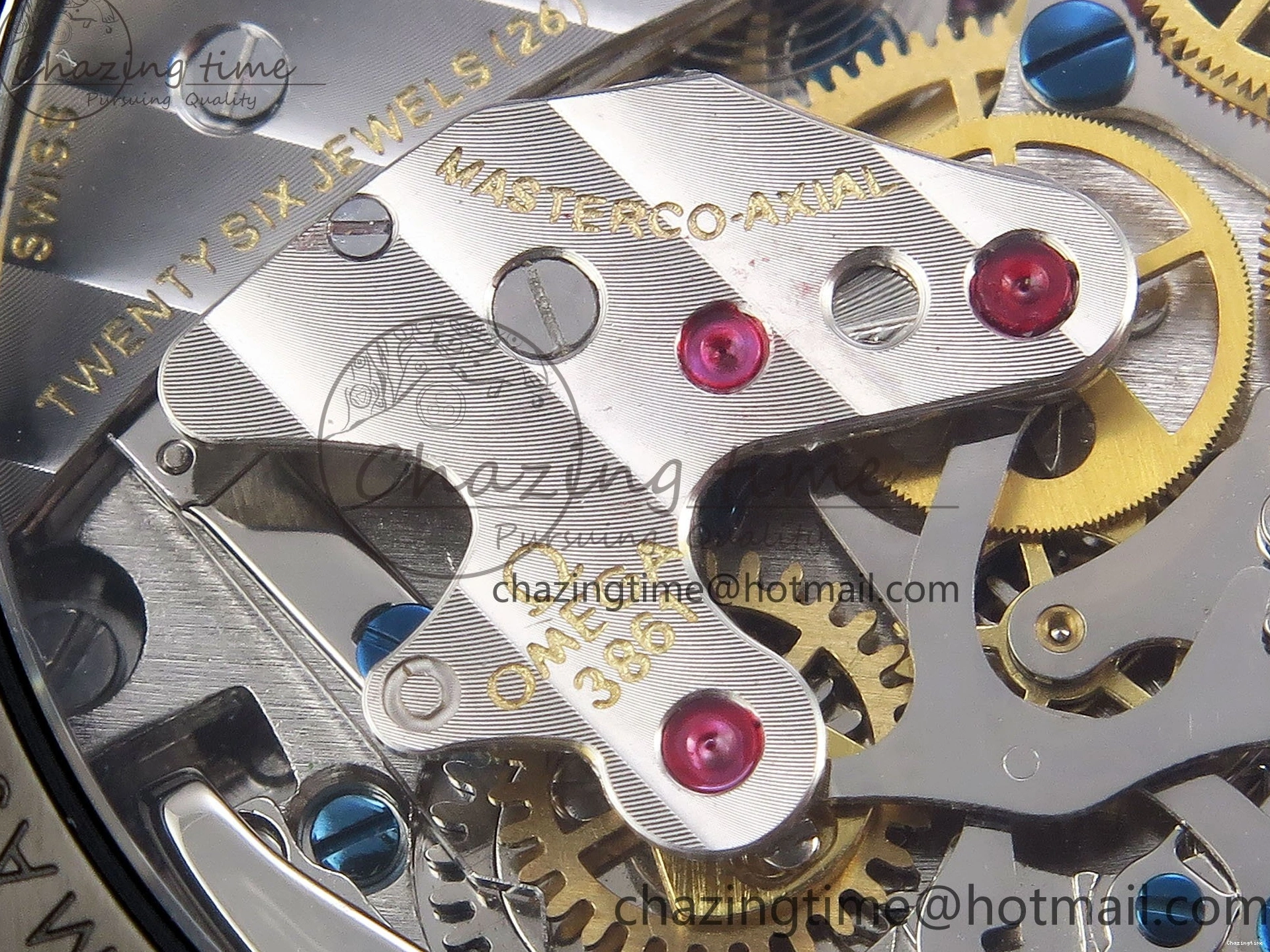 0422 Speedmaster Black Benom PVD Saturn RMF Best Edition on PVD Bracelet Lemania HW StreetReady 7726